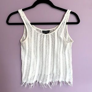 TOPSHOP Petite Fitted Knit Tank Top